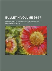 Bulletin Volume 26-57,1130188264,9781130188264