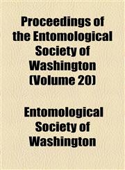 Proceedings of the Entomological Society of Washington (Volume 20),1154557391,9781154557398