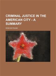 Criminal justice in the American city - a summary,1151707627,9781151707628