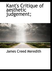 Kant's Critique of aesthetic judgement;,1117908283,9781117908281