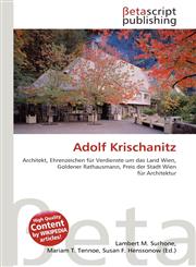 Adolf Krischanitz,6131382514,9786131382512