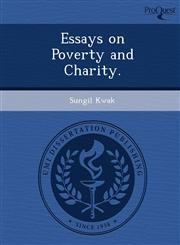 Essays on Poverty and Charity.,1249033985,9781249033981