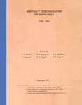 Abstract Bibliography on Dioscorea - 1931-1972