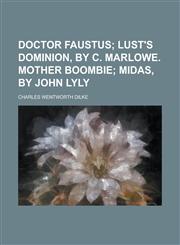 Doctor Faustus,1236828445,9781236828446