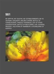 981 Battle of Torrevicente, List of State Leaders in 981, Battle of B Ch Ng,,1156005671,9781156005675