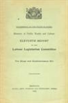 Ministry of Public Works and Labour Eleventh Report of the Labour Legislation Committee The Shops and Establishments Bill