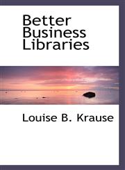 Better Business Libraries,1110412266,9781110412266
