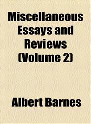 Miscellaneous Essays and Reviews (Volume 2),1154160106,9781154160109
