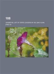 108 108 Births, List of State Leaders in 108, Qiao Xuan, Zhao Qi, 108 Ad,1157722938,9781157722939