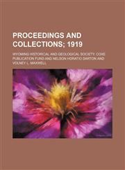 Proceedings and collections;  1919,1154242528,9781154242522