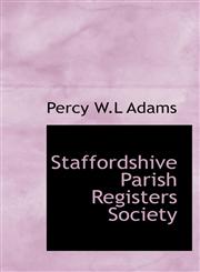 Staffordshive Parish Registers Society,1110645929,9781110645923