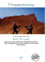 Barry St. Leger,6134904465,9786134904469