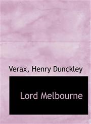Lord Melbourne,1116892421,9781116892420