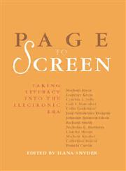 Page to Screen Taking Literacy into the Electronic Era Illustrated Edition,0415174643,9780415174640