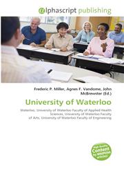 University of Waterloo,6130011539,9786130011536