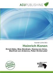 Heinrich Konen,6138172183,9786138172185