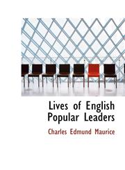 Lives of English Popular Leaders,1103156276,9781103156276