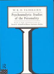 Psychoanalytic Studies of the Personality,0415107377,9780415107372