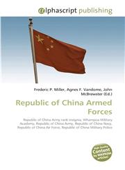 Republic of China Armed Forces,6130087918,9786130087913