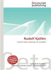 Rudolf Kjellén,6131084971,9786131084973