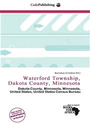 Waterford Township, Dakota County, Minnesota,620055286X,9786200552860