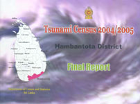 Tsunami Census 2004/2005 : Hambantota District Final Report,9555775222,9789555775229