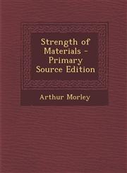 Strength of Materials,1289371806,9781289371807