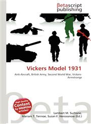 Vickers Model 1931,6133433868,9786133433861