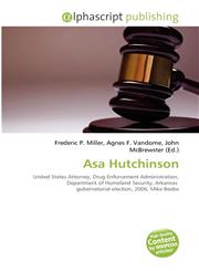 Asa Hutchinson,613372708X,9786133727083