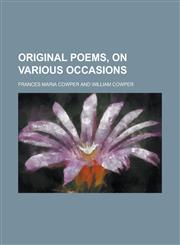 Original Poems, on Various Occasions,1236884582,9781236884589