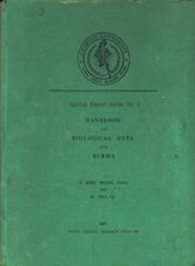 Handbook of Biological Data on Burma