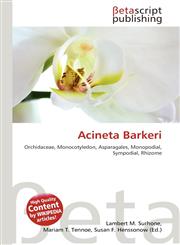 Acineta Barkeri,6136378922,9786136378923