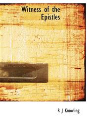 Witness of the Epistles,1140075985,9781140075981