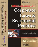 Professional Approach to Corporate Laws & Secretarial Practice,8177333607,9788177333602