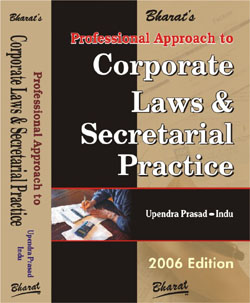 Professional Approach to Corporate Laws & Secretarial Practice,8177333607,9788177333602