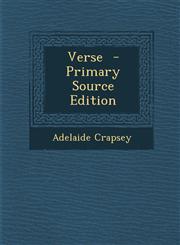 Verse - Primary Source Edition,1295643987,9781295643981
