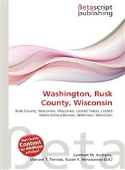 Washington, Rusk County, Wisconsin,6134781835,9786134781831