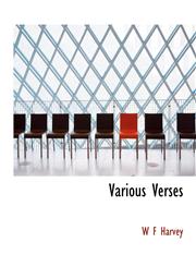 Various Verses,1117964698,9781117964690