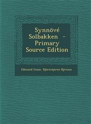 Synnove Solbakken - Primary Source Edition,1289875162,9781289875169