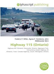 Highway 115 (Ontario),613164814X,9786131648144