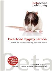Five-Toed Pygmy Jerboa,613534367X,9786135343670