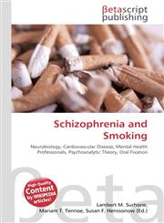 Schizophrenia and Smoking,6130457774,9786130457778