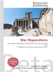 War Reparations,6130409486,9786130409487