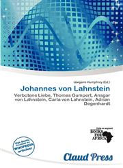 Johannes von Lahnstein,620042831X,9786200428318