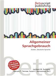 Allgemeiner Sprachgebrauch,6135144219,9786135144215