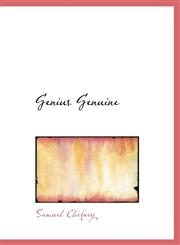 Genius Genuine,1117183920,9781117183923