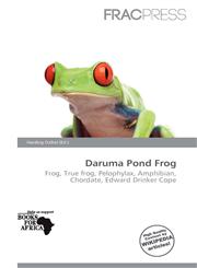 Daruma Pond Frog,613979496X,9786139794966