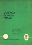 Cotton in India - 1959-60