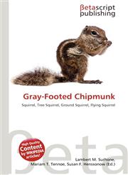 Gray-Footed Chipmunk,6135333356,9786135333350