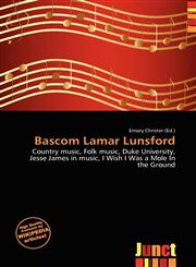 Bascom Lamar Lunsford,6135937367,9786135937367
